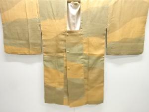 絞り抽象模様ロング道行コート